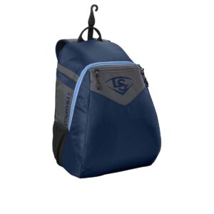 louisville slugger genuine v2 stick pack baseball backpack - navy