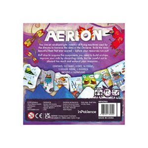 Aerion Board Game | Solo or Cooperative Two Player Strategy Game from The Oniverse | Fun Family Game | Ages 10+ | 1-2 Players | Average Playtime 15 Minutes | Made by inPatience, Multicolor (INPAON52)