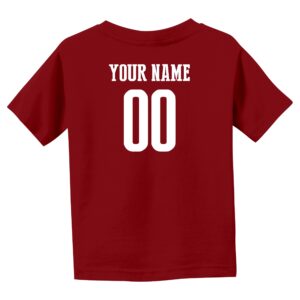 portugal toddler soccer t-shirt flag and letters national team for world cup 2022 boys girls