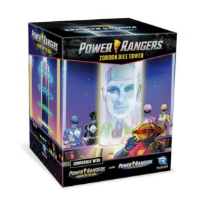 renegade games studios power rangers zordon dice tower & gm screen - compatible with power rangers roleplaying game & power rangers: heroes of the grid, game accessory, renegade game studios