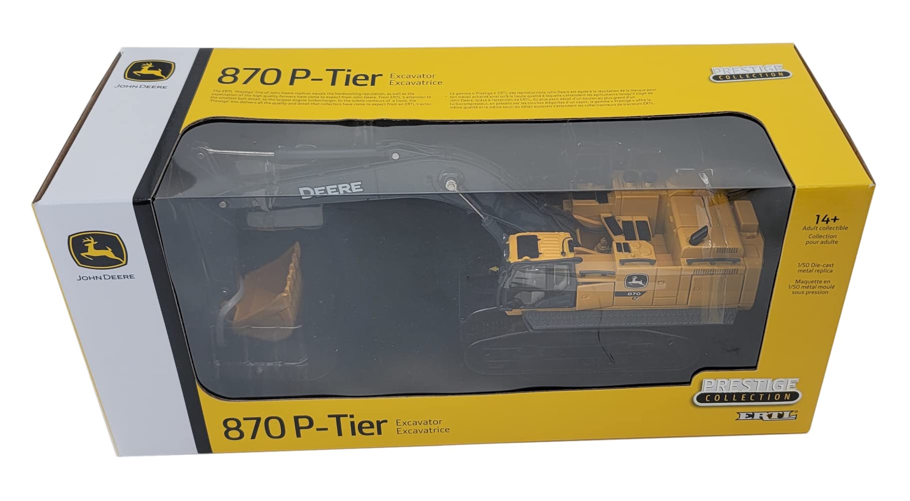 John Deere 1/50 870P-Tier Excavator Prestige Collection Toy - LP77342