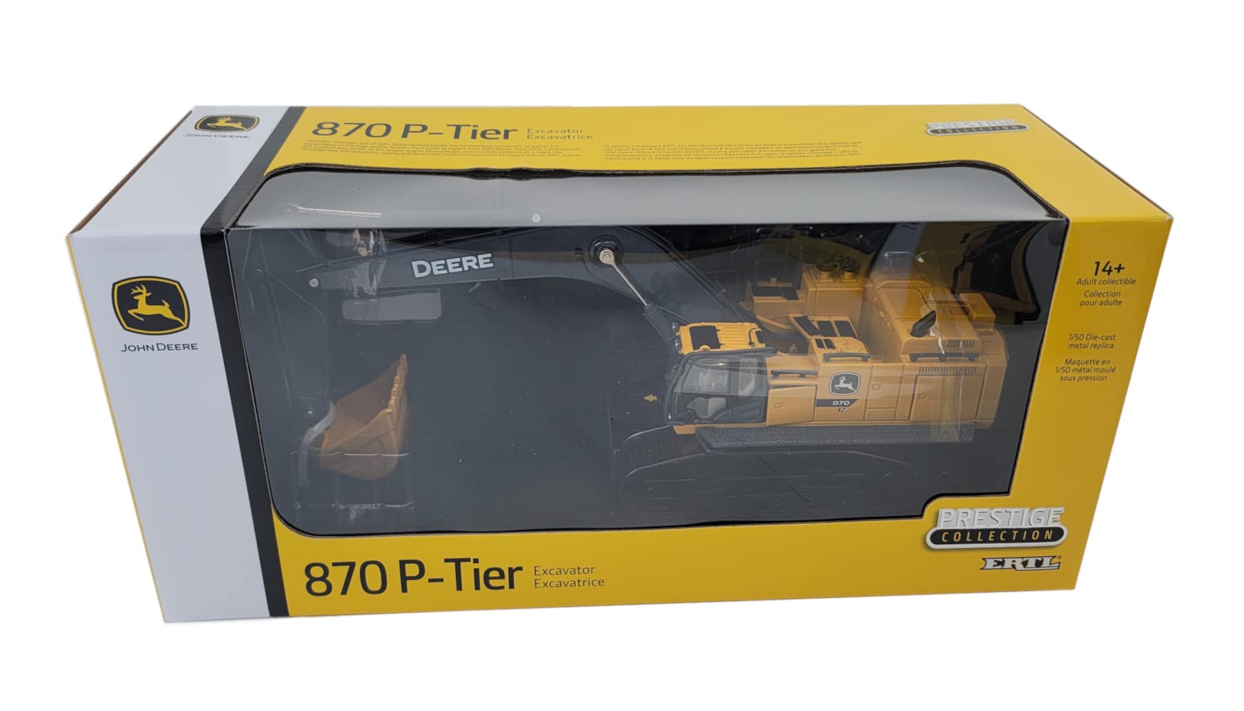 John Deere 1/50 870P-Tier Excavator Prestige Collection Toy - LP77342