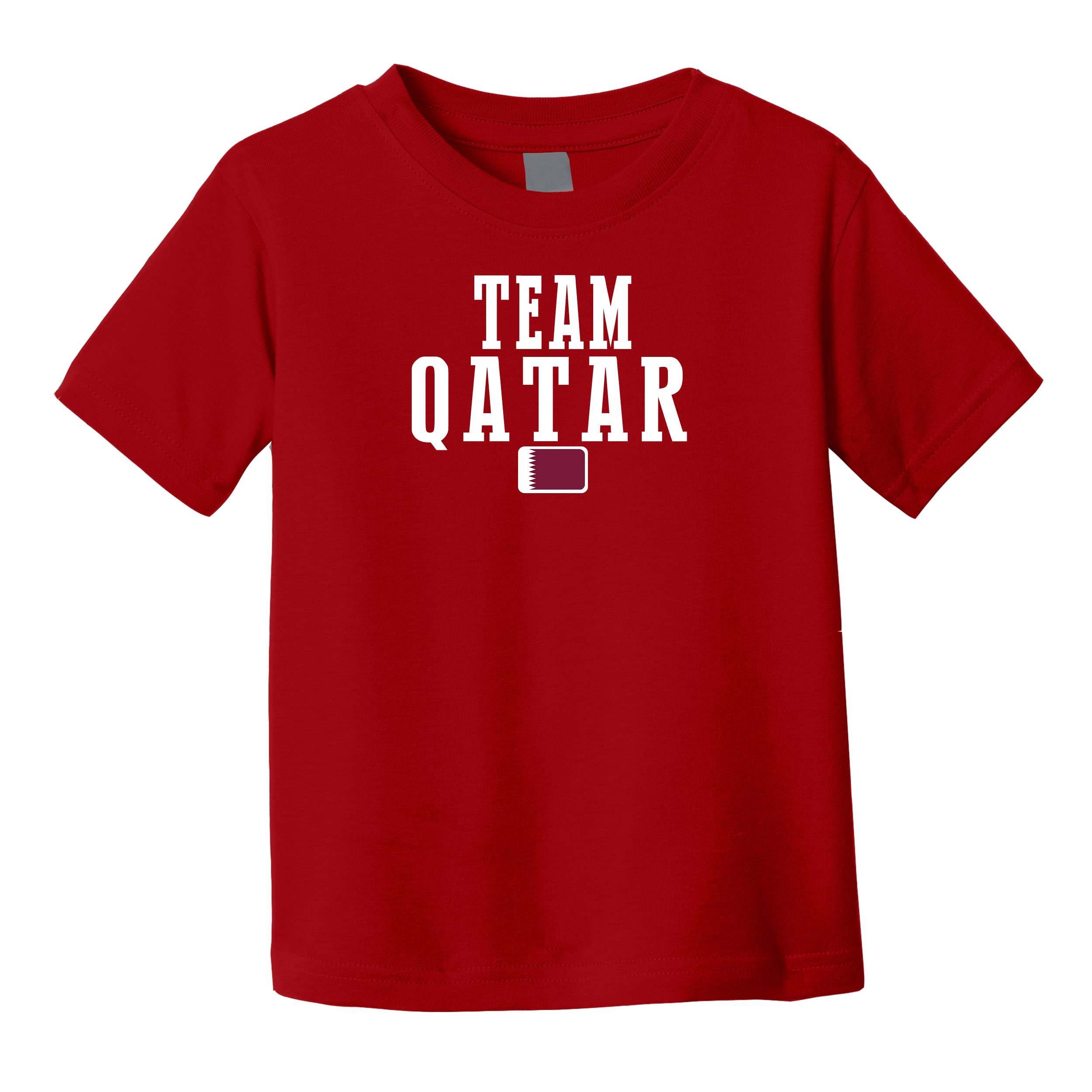 Qatar toddler soccer T-shirt national team for world cup 2022 boys girls Add Custom Name and Number national team