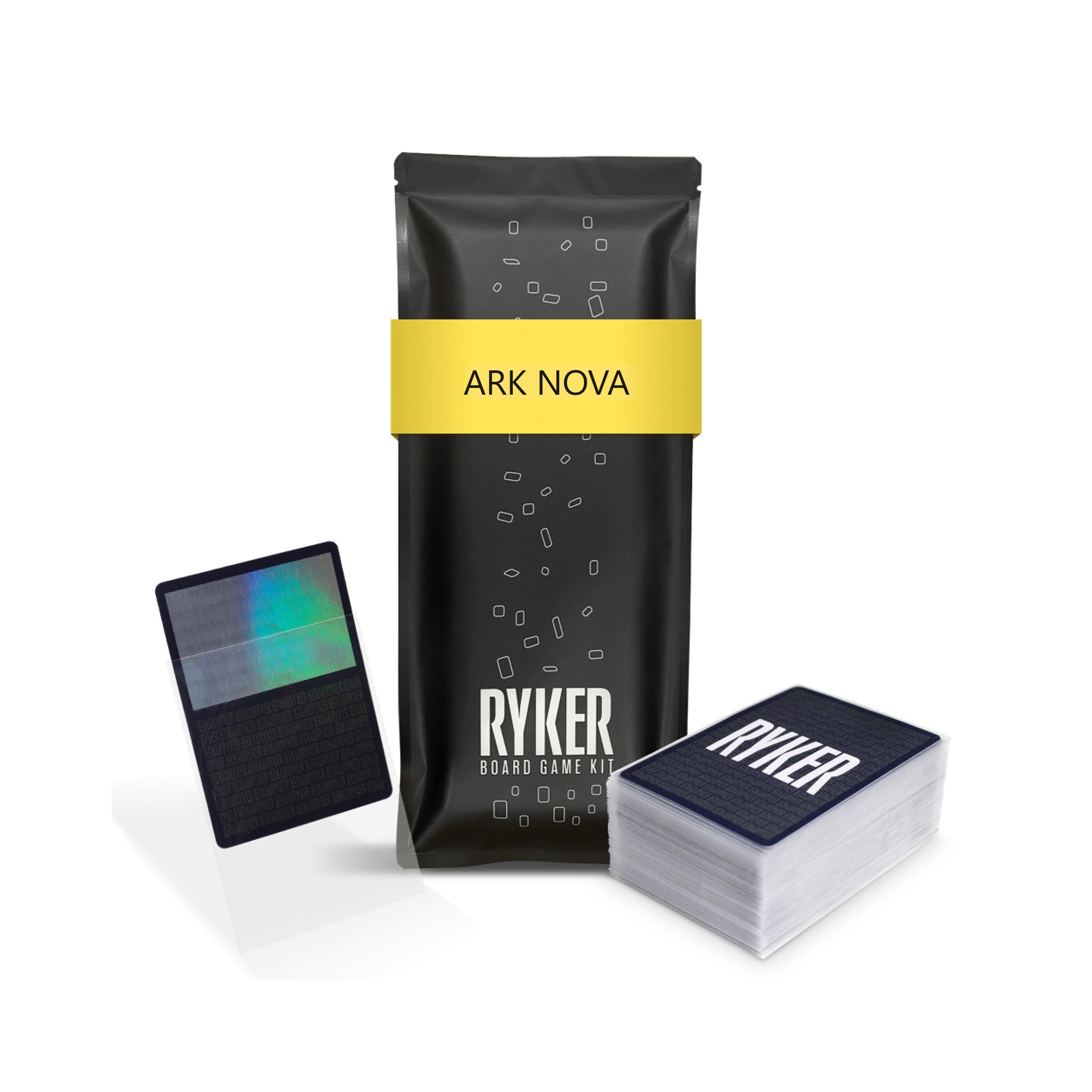 Ryker | Compatible with Ark Nova Card Sleeve Kit | Board Game Card Sleeves (Clear)