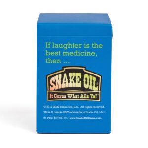 SNAKE OIL Booster Shot Game Core-Level Expansion Pack for Ages 10+ - The Silly Selling Party Game