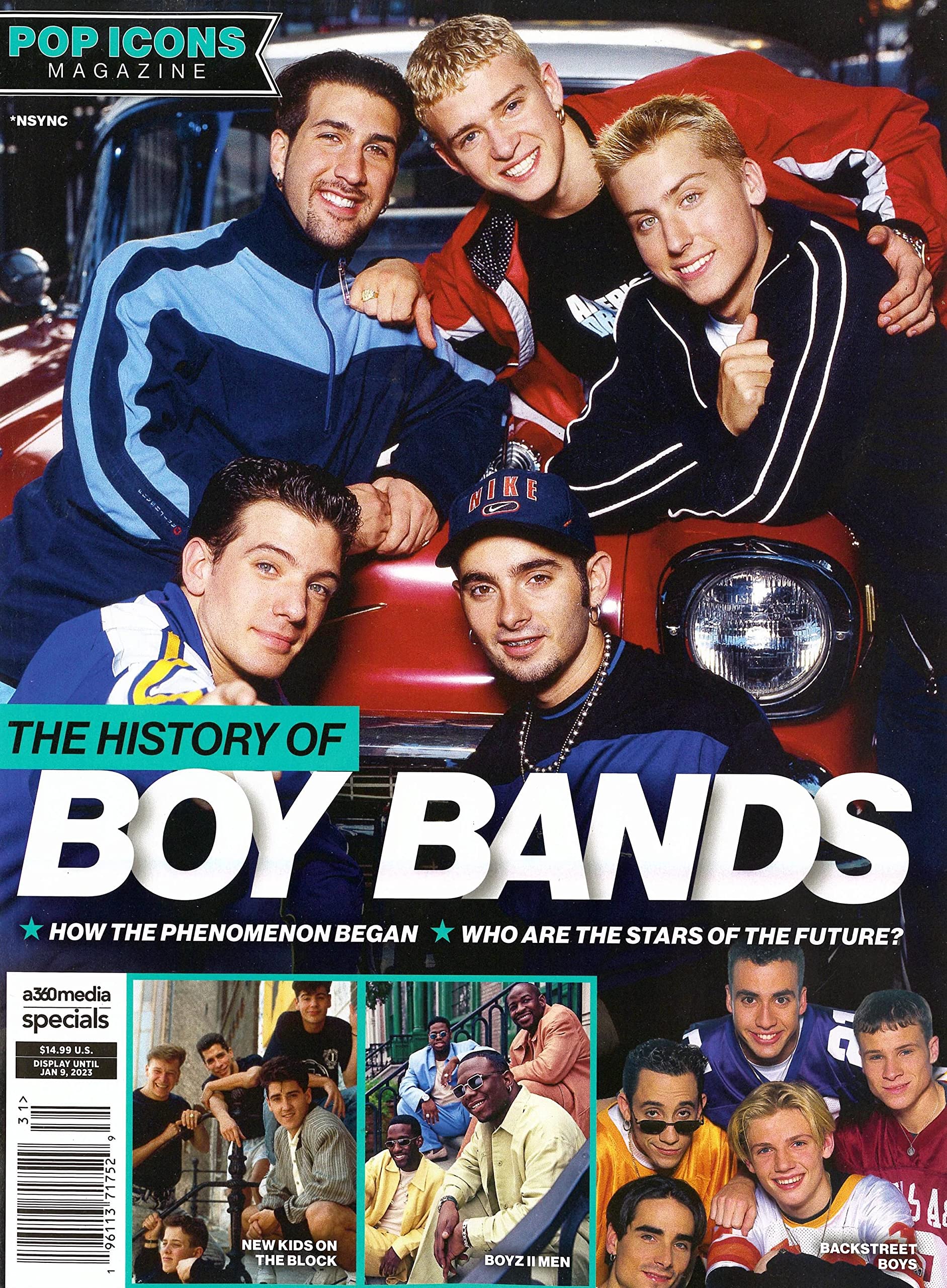 POP ICONS MAGAZINE 2022 - SPECIAL. 2022 - NSYNC (COVER) - THE HISTORY OF BOY BANDS