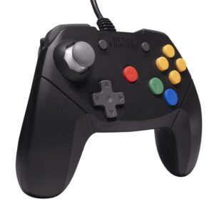 Retro Fighters Brawler64 Next Gen N64 Controller Game Pad - Nintendo 64 - Black