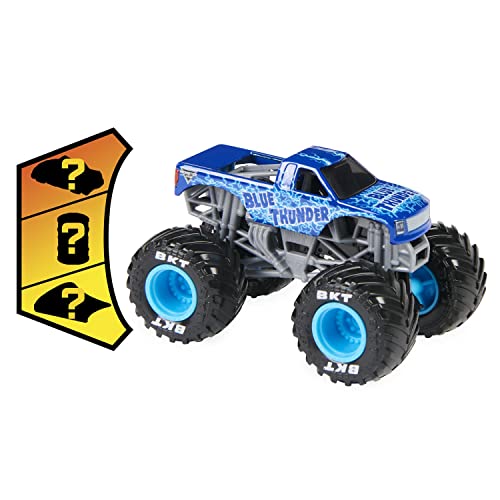 Monster Jam 2022 Spin Master 1:64 Diecast Truck with Bonus Accessory: Legacy Trucks Blue Thunder