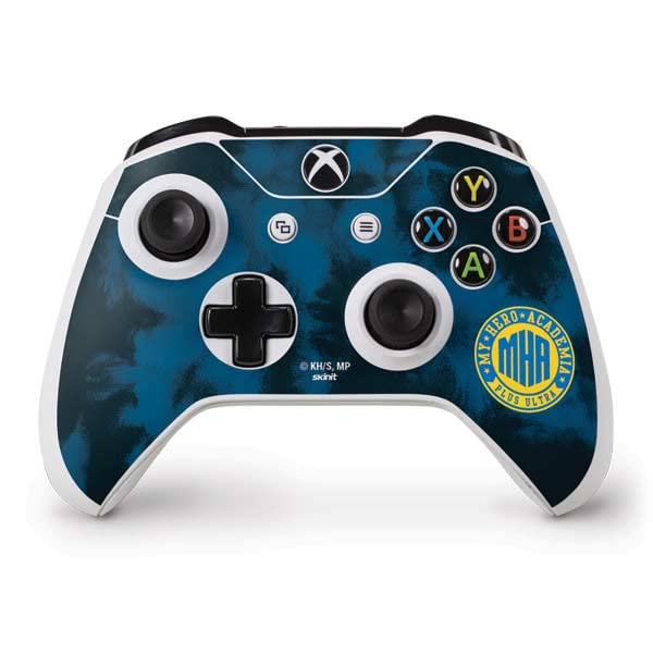 Skinit Decal Gaming Skin Compatible with Xbox One S Controller - Officially Licensed Crunchyroll My Hero Badge Design