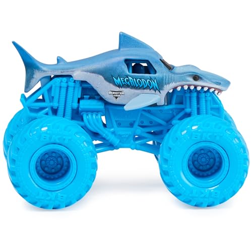 Monster Jam, Official Megalodon Monster Truck, Die-Cast Vehicle, 1:64 Scale, Kids Toys for Boys Ages 3 and up