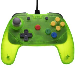 Retro Fighters Brawler64 Wired Gamepad - Extreme Green (Extreme Green)