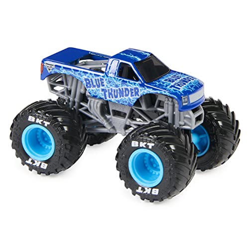 Monster Jam 2022 Spin Master 1:64 Diecast Truck with Bonus Accessory: Legacy Trucks Blue Thunder