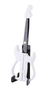 nikken cutlery guitar scissor sekisound pearl white with a stand (gift box included) hobby tool ss-35pw