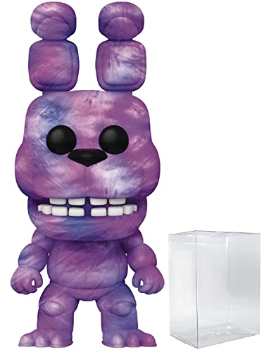 POP Five Nights at Freddy's - Tie Dye Bonnie Funko Vinyl Figure (Bundled with Compatible Box Protector Case), Multicolor, 3.75 inches