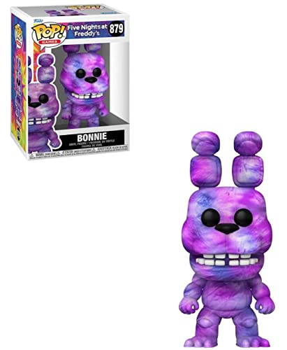 POP Five Nights at Freddy's - Tie Dye Bonnie Funko Vinyl Figure (Bundled with Compatible Box Protector Case), Multicolor, 3.75 inches