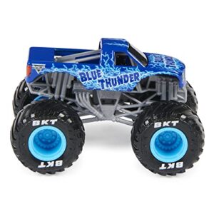 Monster Jam 2022 Spin Master 1:64 Diecast Truck with Bonus Accessory: Legacy Trucks Blue Thunder