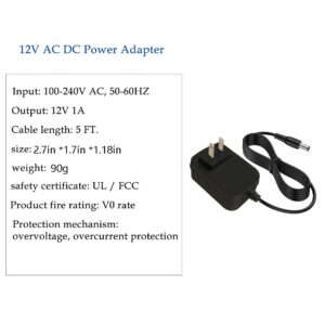 12V Supply for Kids Ride On Car,Battery Charger for Best Choice Products Wrangler SUV Sports Car Farm Tractor Ride On Toys Car Truck Kidzone Motorcycle Variety of Electric Baby Carriage Power Adapter