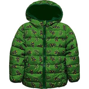 john deere boys toddler tractor outerwear coat winter jacket, green, 2t us