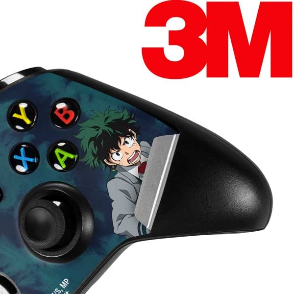 Skinit Decal Gaming Skin Compatible with Xbox One S Controller - Officially Licensed Crunchyroll Izuku Midoriya Uniform Design