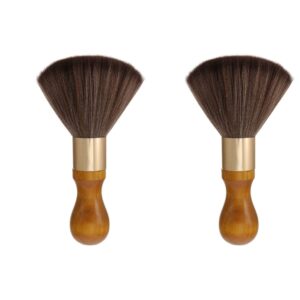 milisten 2pcs cleaning brush soft brush clean brush record vinyl cleaner brush vinyl record cleaner cleaning vinyl records album brush electrostatic brush soft fur beech wooden handle brush