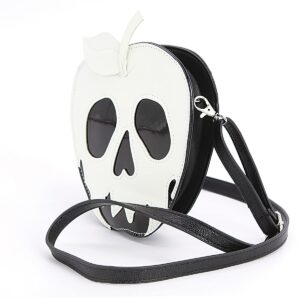 Sleepyville Critters: Glow in the Dark Poison Apple Crossbody Bag Halloween Bags for Women