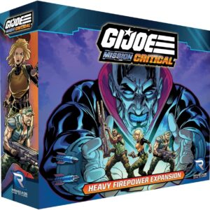 Renegade Games Studios G.I. Joe Mission Critical: Heavy Firepower Expansion - Cooperative Board Game, Role Playing Game, Renegade Game Studios, Ages 14+, 2-5 Players, 45-60 Minute Playing Time