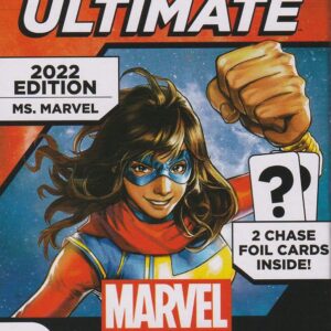 UNO Ultimate Marvel Card Game Add-On Pack with Ms. Marvel Character Deck & 2 Collectible Foil Cards