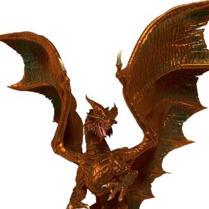 Dungeons & Dragons D&D Icons of The Realms: Adult Copper Dragon - Pre-Painted RPG Figure, Highly Detailed Miniature, Dungeons & Dragons