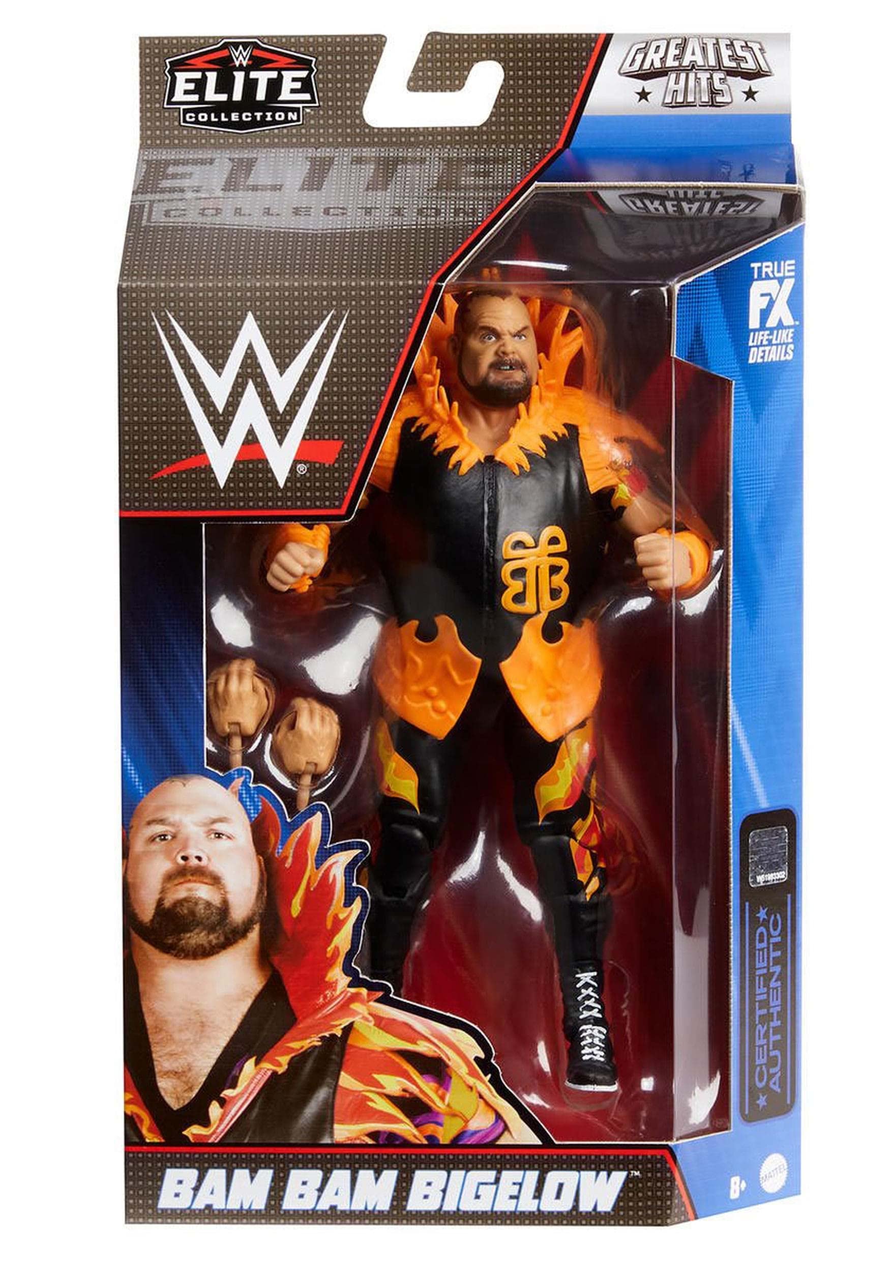 WWE Wrestling Elite Collection Greatest Hits Bam Bam Bigelow Action Figure (GDF60)