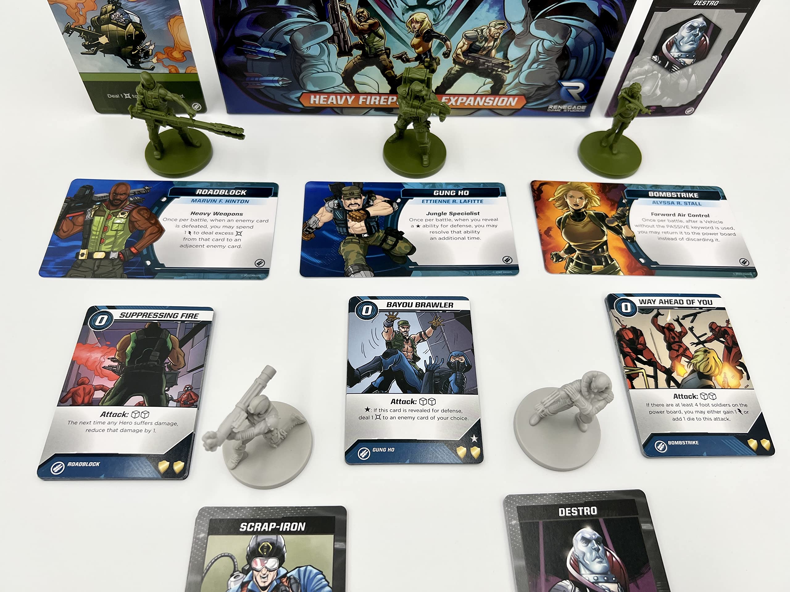 Renegade Games Studios G.I. Joe Mission Critical: Heavy Firepower Expansion - Cooperative Board Game, Role Playing Game, Renegade Game Studios, Ages 14+, 2-5 Players, 45-60 Minute Playing Time