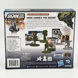 Renegade Games Studios G.I. Joe Mission Critical: Heavy Firepower Expansion - Cooperative Board Game, Role Playing Game, Renegade Game Studios, Ages 14+, 2-5 Players, 45-60 Minute Playing Time