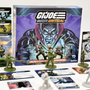 Renegade Games Studios G.I. Joe Mission Critical: Heavy Firepower Expansion - Cooperative Board Game, Role Playing Game, Renegade Game Studios, Ages 14+, 2-5 Players, 45-60 Minute Playing Time