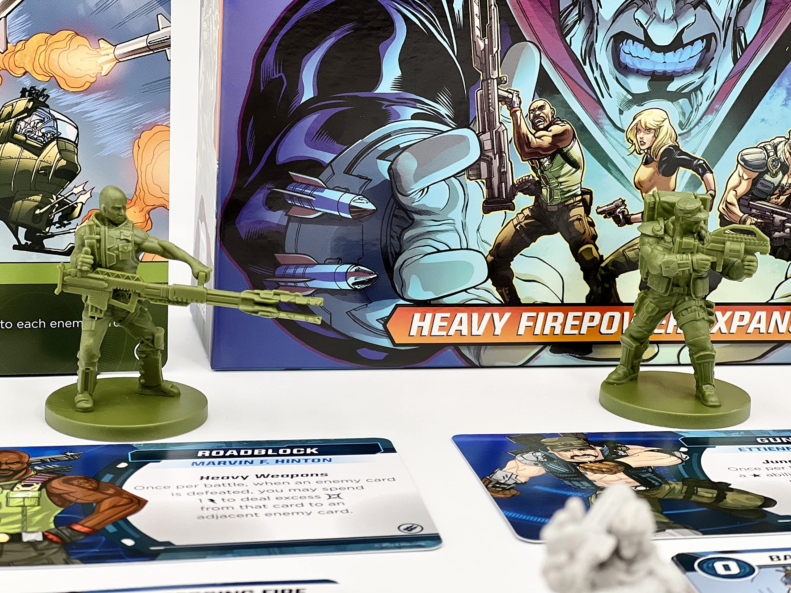 Renegade Games Studios G.I. Joe Mission Critical: Heavy Firepower Expansion - Cooperative Board Game, Role Playing Game, Renegade Game Studios, Ages 14+, 2-5 Players, 45-60 Minute Playing Time