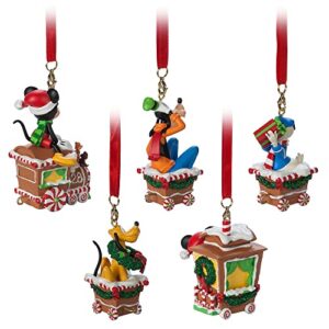 Disney Mickey Mouse and Friends Train Ornament Set