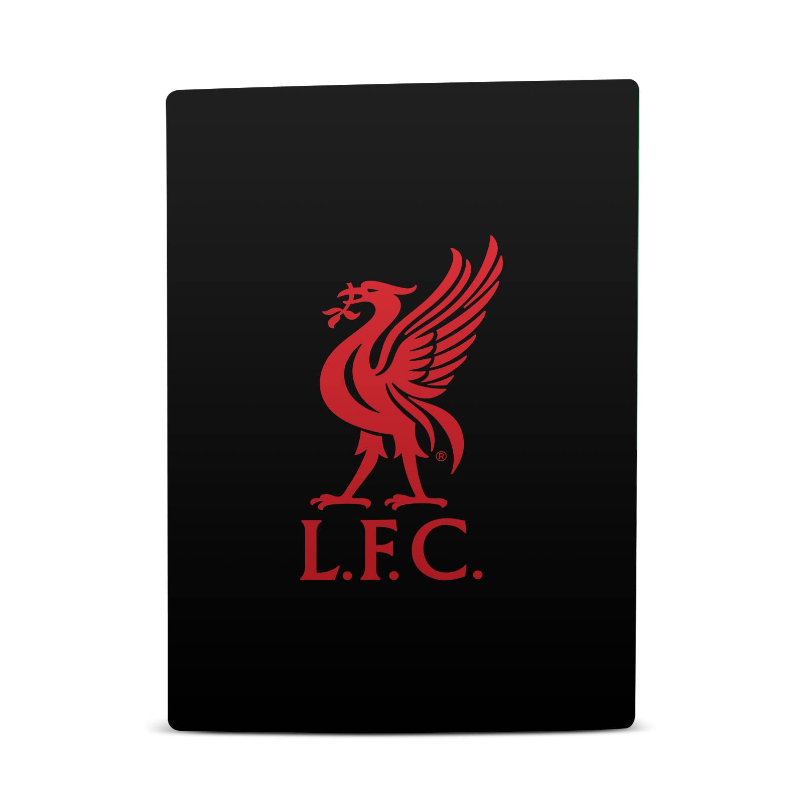 Head Case Designs Officially Licensed Liverpool Football Club Liver Bird Red On Black Art Vinyl Faceplate Sticker Gaming Skin Decal Cover Compatible With Sony PlayStation 5 PS5 Digital Edition Console