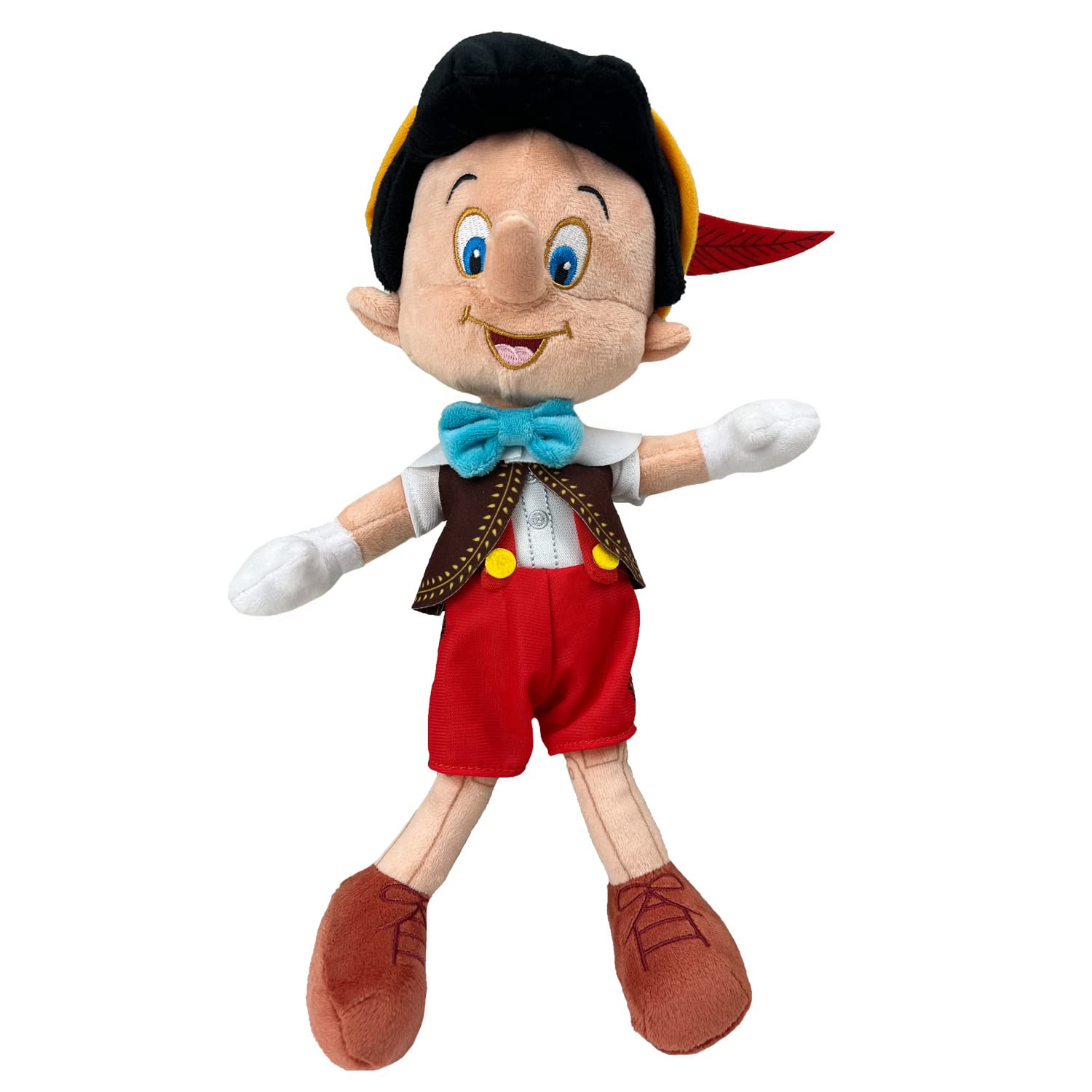 AZ-ONANZO Pinocchio Plush Toys, 12.9 Inch Cute Stuffed Boy and Girl Plush Dolls for Birthday Christmas