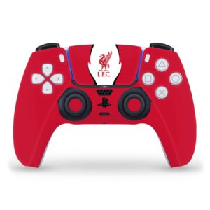 head case designs officially licensed liverpool football club side details art vinyl faceplate sticker gaming skin decal cover compatible with sony playstation 5 ps5 dualsense controller