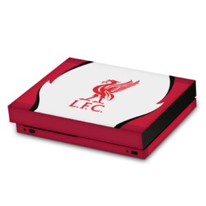 head case designs officially licensed liverpool football club side details art vinyl sticker gaming skin decal cover compatible with xbox one x console