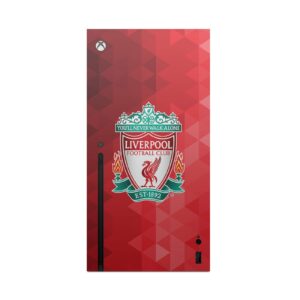 Head Case Designs Officially Licensed Liverpool Football Club Crest Red Geometric Art Vinyl Sticker Gaming Skin Decal Cover Compatible with Xbox Series X Console