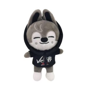 gonii cute anime cosplay plush,9.8in plush toys,creative soft stuffed cartoon plush toy gift toys for kids fans (wolf chan)