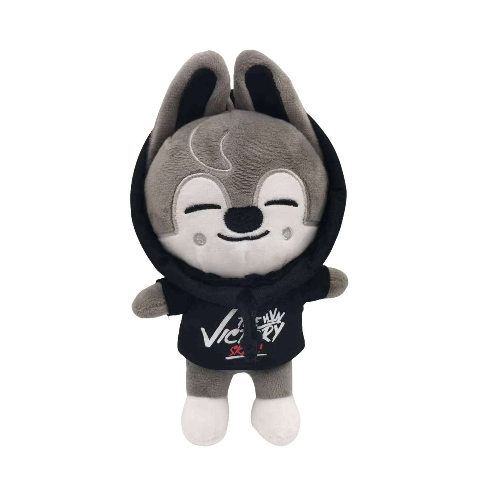 Gonii Cute Anime Cosplay Plush,9.8In Plush Toys,Creative Soft Stuffed Cartoon Plush Toy Gift Toys for Kids Fans (Wolf Chan)