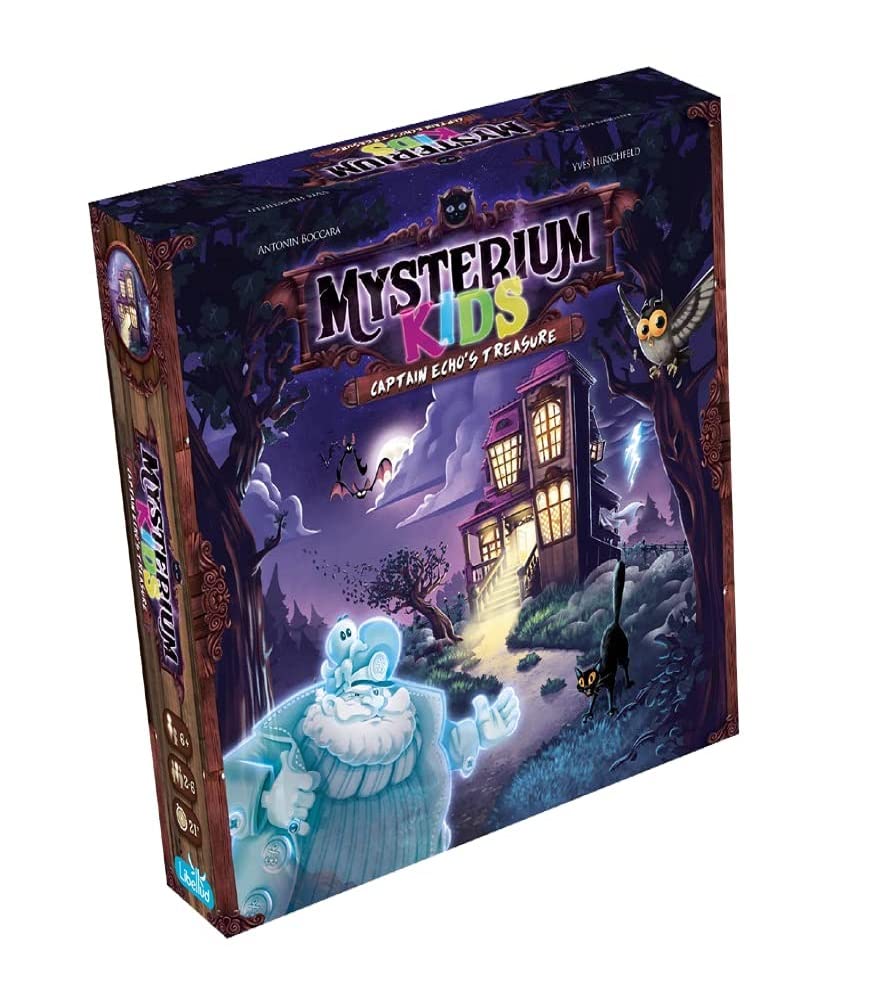 Mysterium Kids: Captain Echo's Treasure Board Game - Enchanting Cooperative Mystery Game for Young Detectives, Fun for Family Game Night, Ages 6+, 2-6 Players, 21 Minute Playtime, Made by Libellud