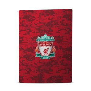 Head Case Designs Officially Licensed Liverpool Football Club Crest Red Camouflage Art Vinyl Faceplate Sticker Gaming Skin Decal Cover Compatible With Sony PlayStation 5 PS5 Disc Edition Console