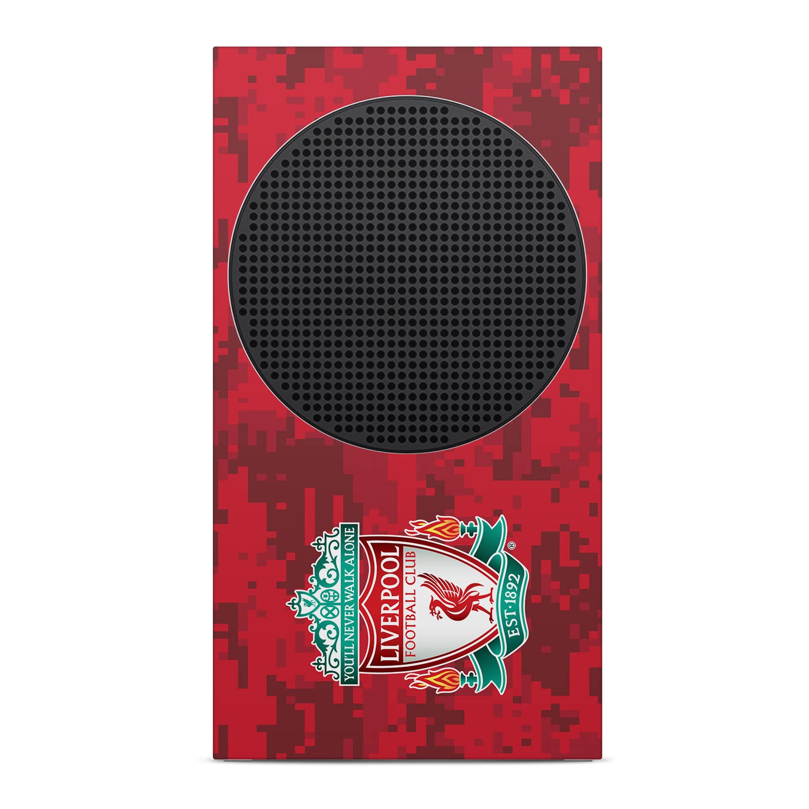 Head Case Designs Officially Licensed Liverpool Football Club Crest Red Camouflage Art Vinyl Sticker Gaming Skin Decal Cover Compatible With Xbox Series S Console and Controller Bundle