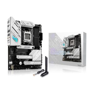 asus rog strix b650-a gaming wifi 6e am5 (lga1718) ryzen 7000 motherboard(12+2 power stages,ddr5,3xm.2 slots,pcie® 4.0, 2.5g lan,wifi 6e,usb 3.2 gen 2x2 type-c® port)