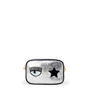 chiara ferragni women eye star crossbody bags silver