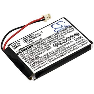 RWMM 460mAh Replacement Battery Compatible with GPNT-02, OXY-003 Game Boy Micro, OXY-001