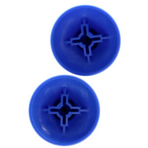 Deal4GO 2-Pack Thumbsticks Set Concave Analog Thumb Grips Replacement for Xbox Series S|Xbox Series X Controller (Blue)