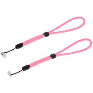 Improved Replacement Wrist Straps for Oculus Quest 2 Gen Controller -Marked L & R (Pink)