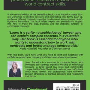 Practical Tips on How to Contract: Learn How to Draft and Negotiate from a Former Big Law and Tesla Commercial Contracts Lawyer